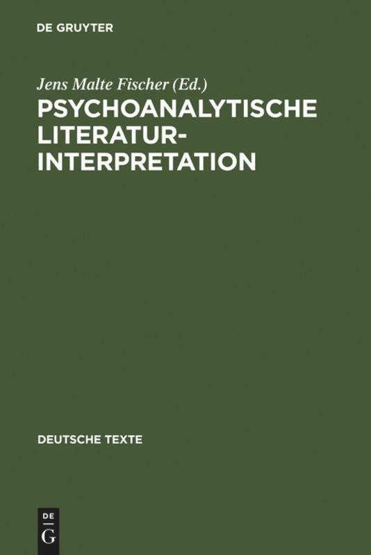 Psychoanalytische Literaturinterpretation