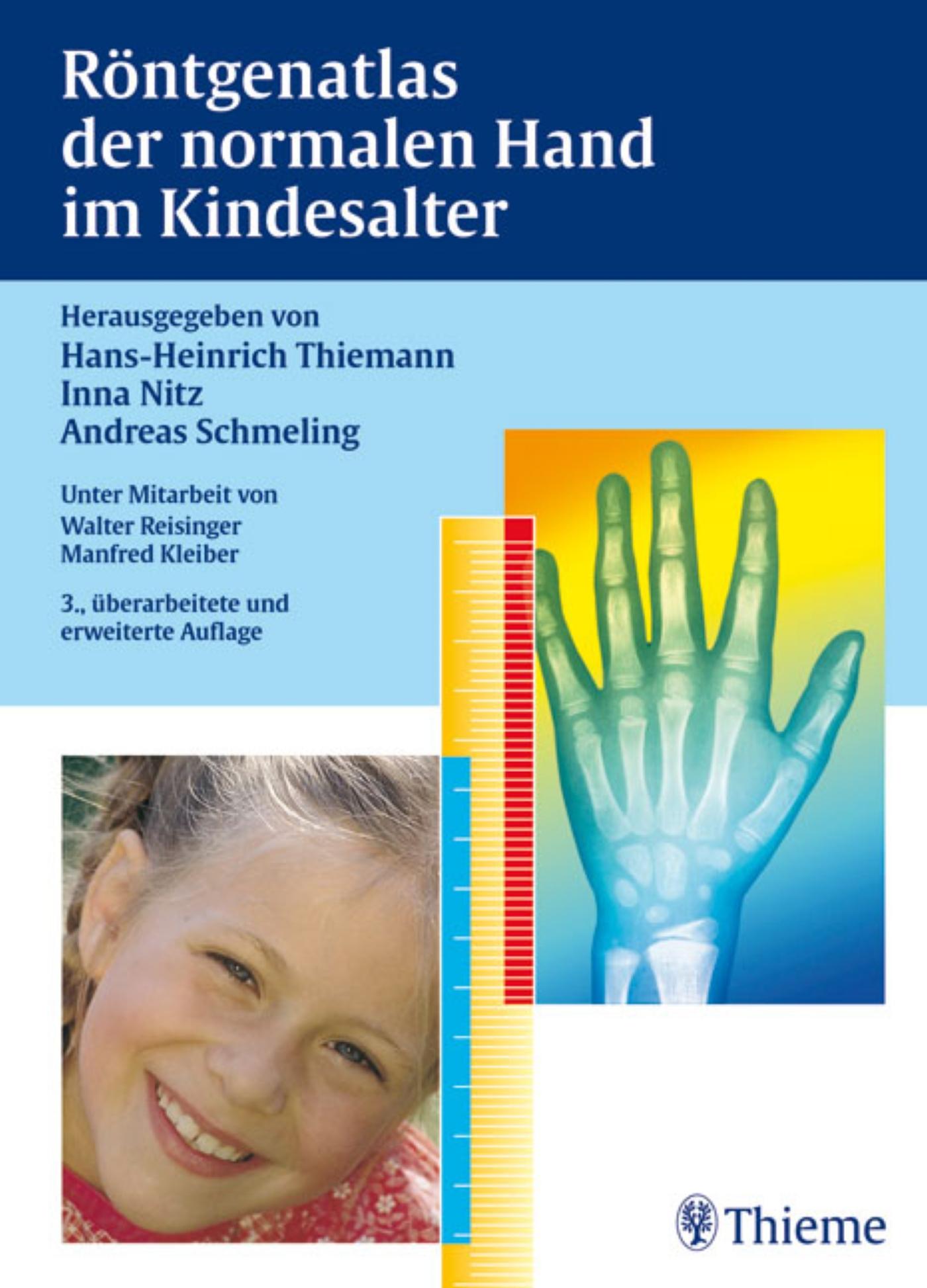 Röntgenatlas der normalen Hand im Kindesalter