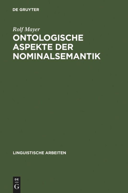 Ontologische Aspekte der Nominalsemantik