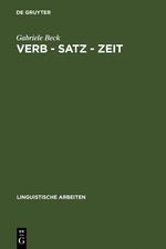 Verb ¿ Satz ¿ Zeit