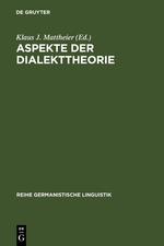 Aspekte der Dialekttheorie