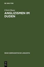 Anglizismen im Duden