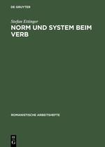 Norm und System beim Verb