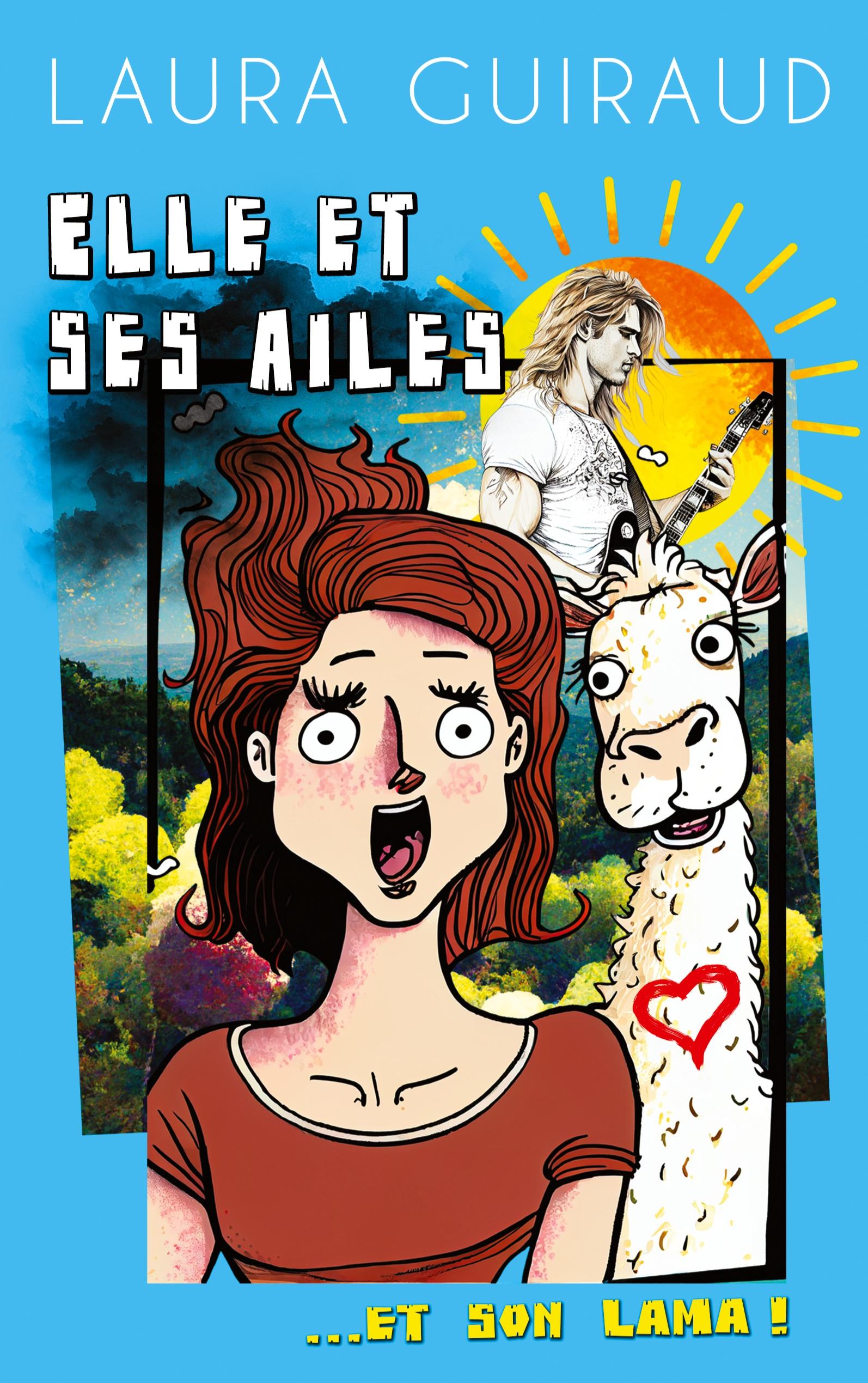 Elle et ses ailes...et son Lama !