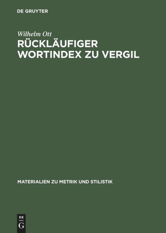 Rückläufiger Wortindex zu Vergil