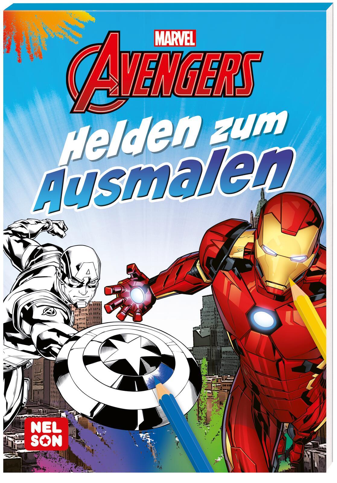 Marvel Avengers: Helden zum Ausmalen