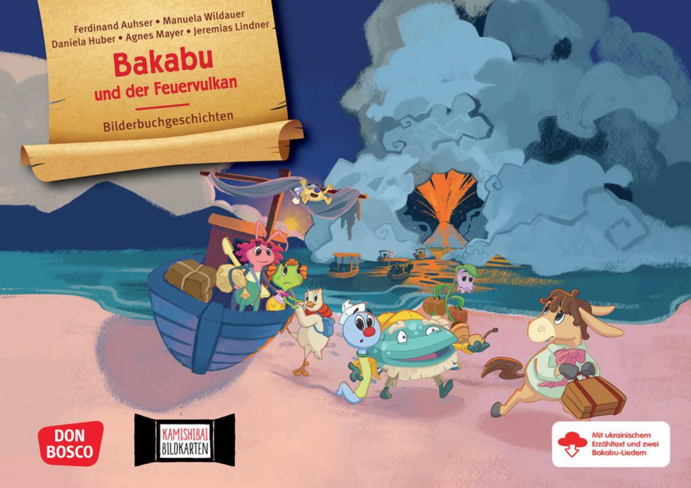 Bakabu und der Feuervulkan. Kamishibai Bildkartenset