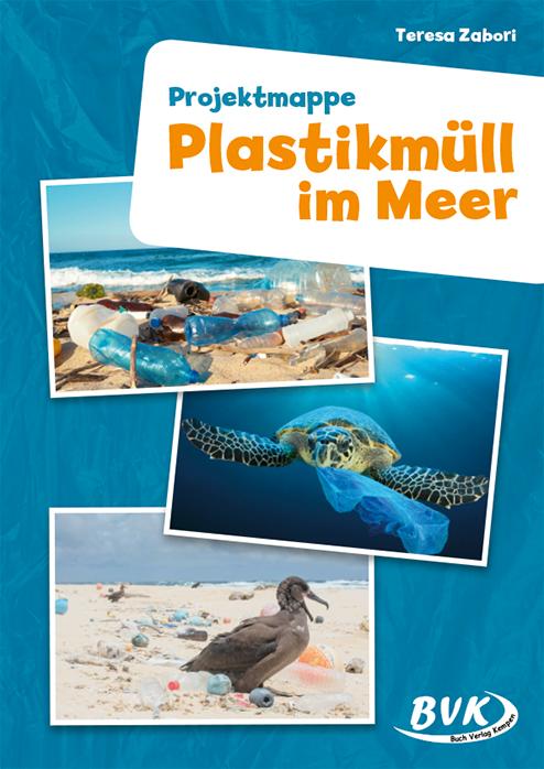 Plastikmüll im Meer. Projektmappe