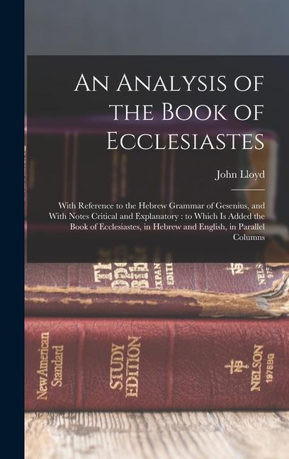 An Analysis of the Book of Ecclesiastes