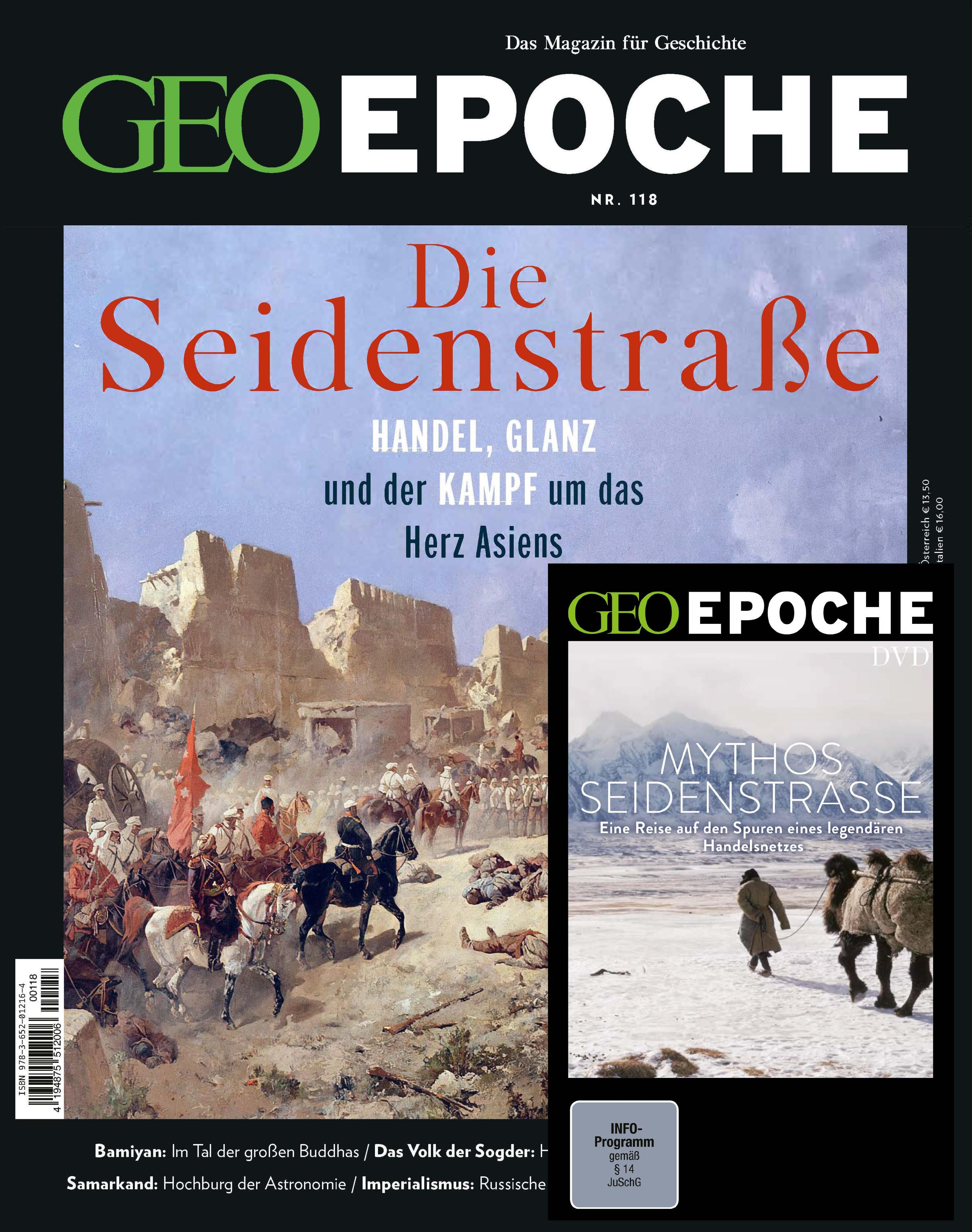 GEO Epoche mit DVD 118/2022 - Seidenstraße und Zentralasien