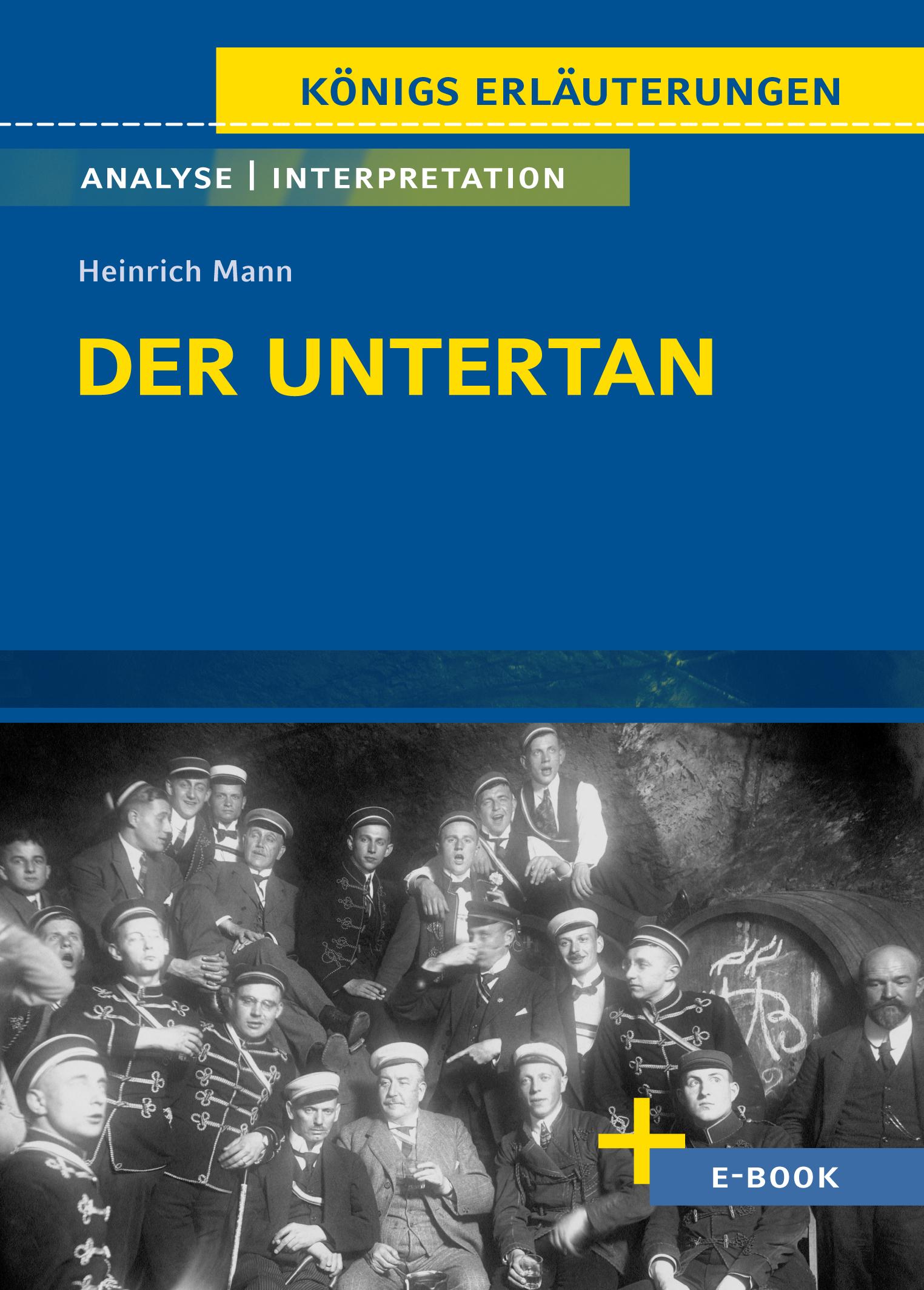 Der Untertan  - Textanalyse und Interpretation