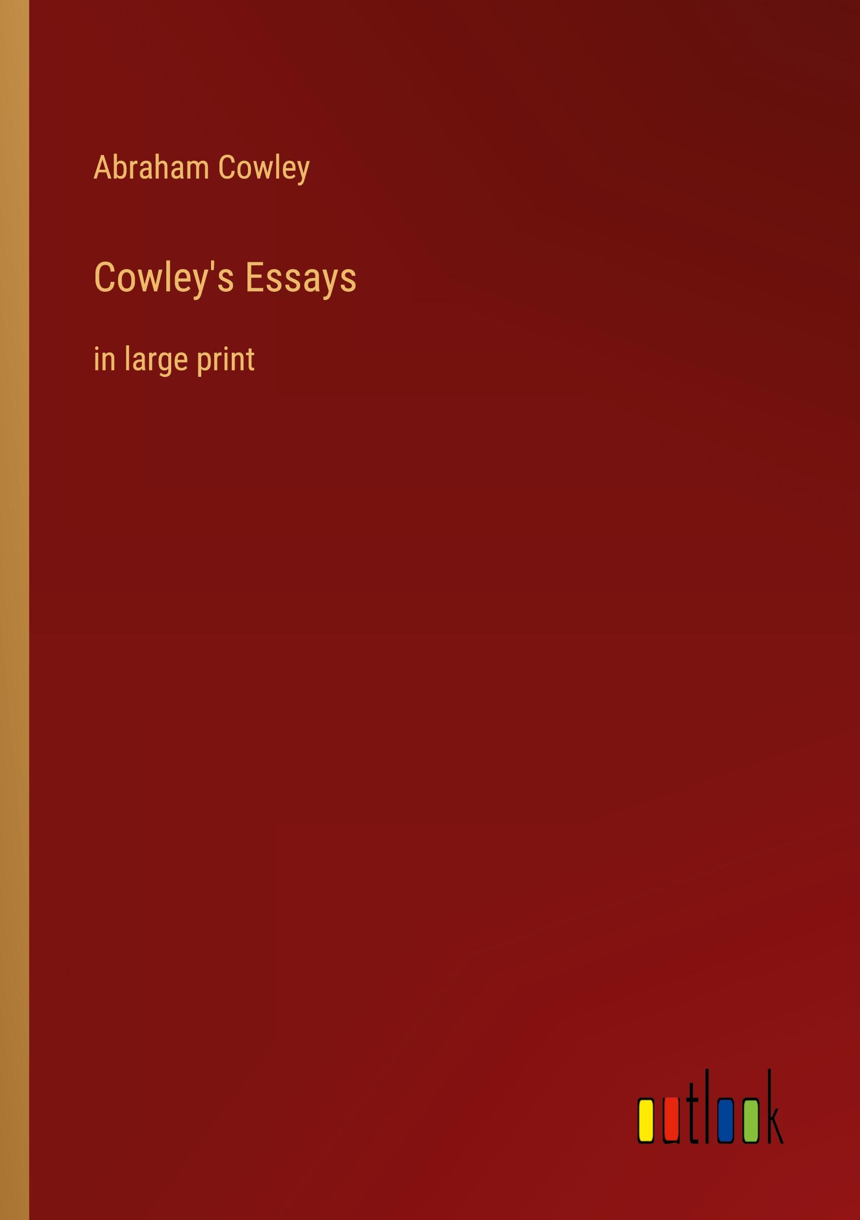 Cowley's Essays