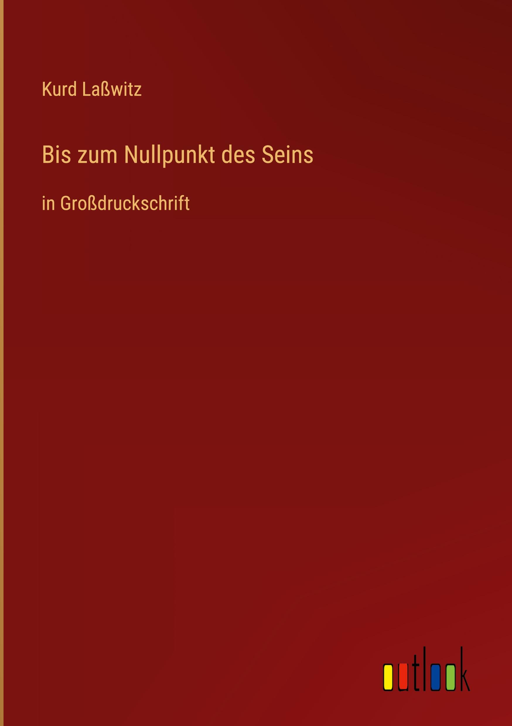 Bis zum Nullpunkt des Seins