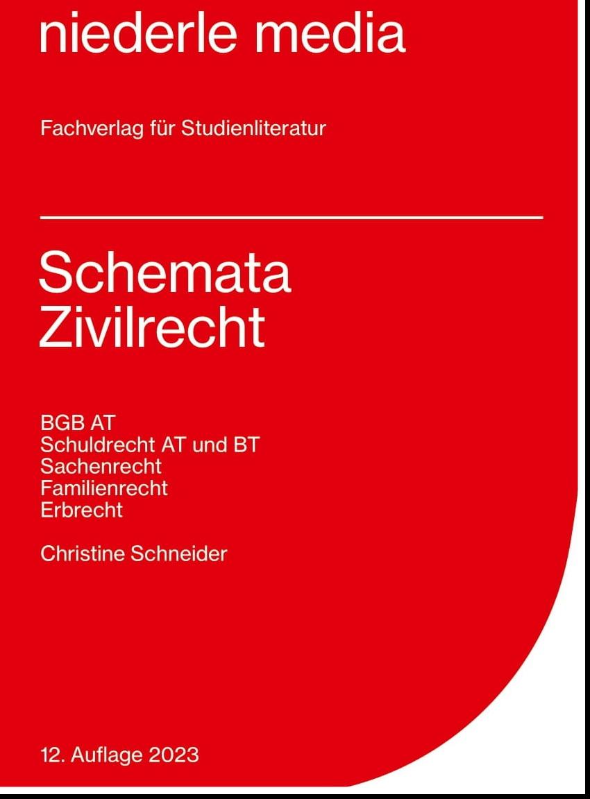 Schemata Zivilrecht. Karteikarten