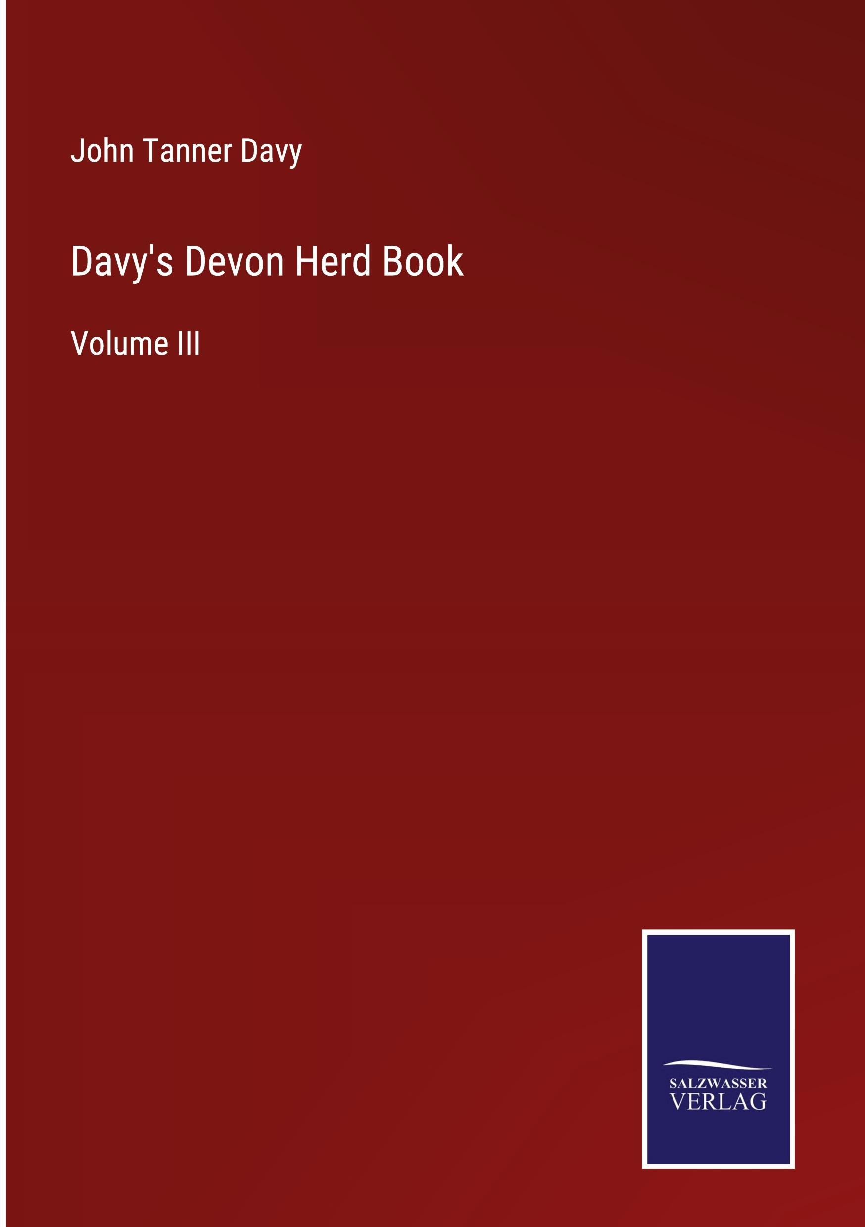 Davy's Devon Herd Book