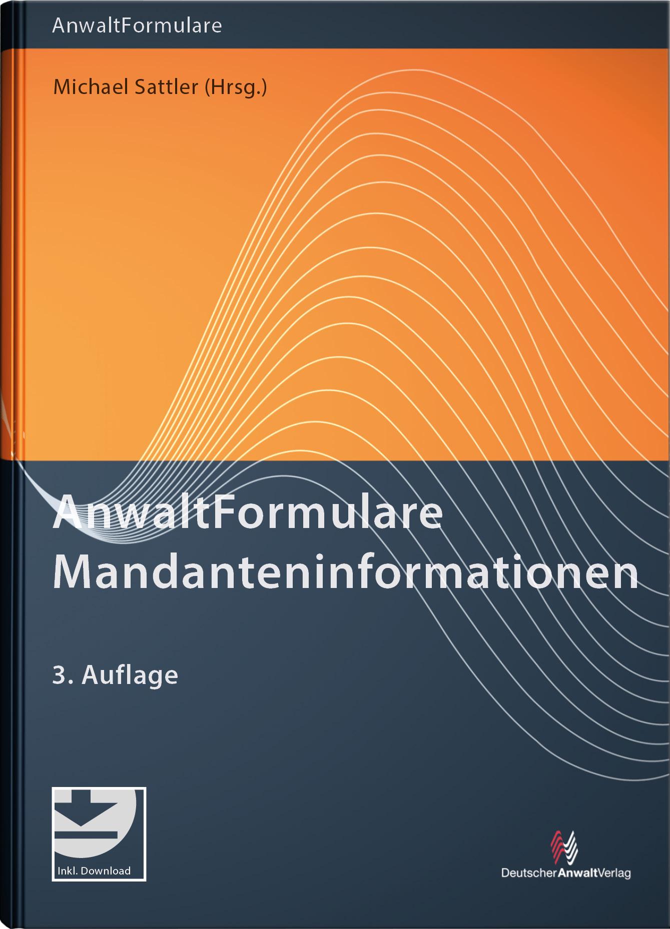 AnwaltFormulare Mandanteninformationen