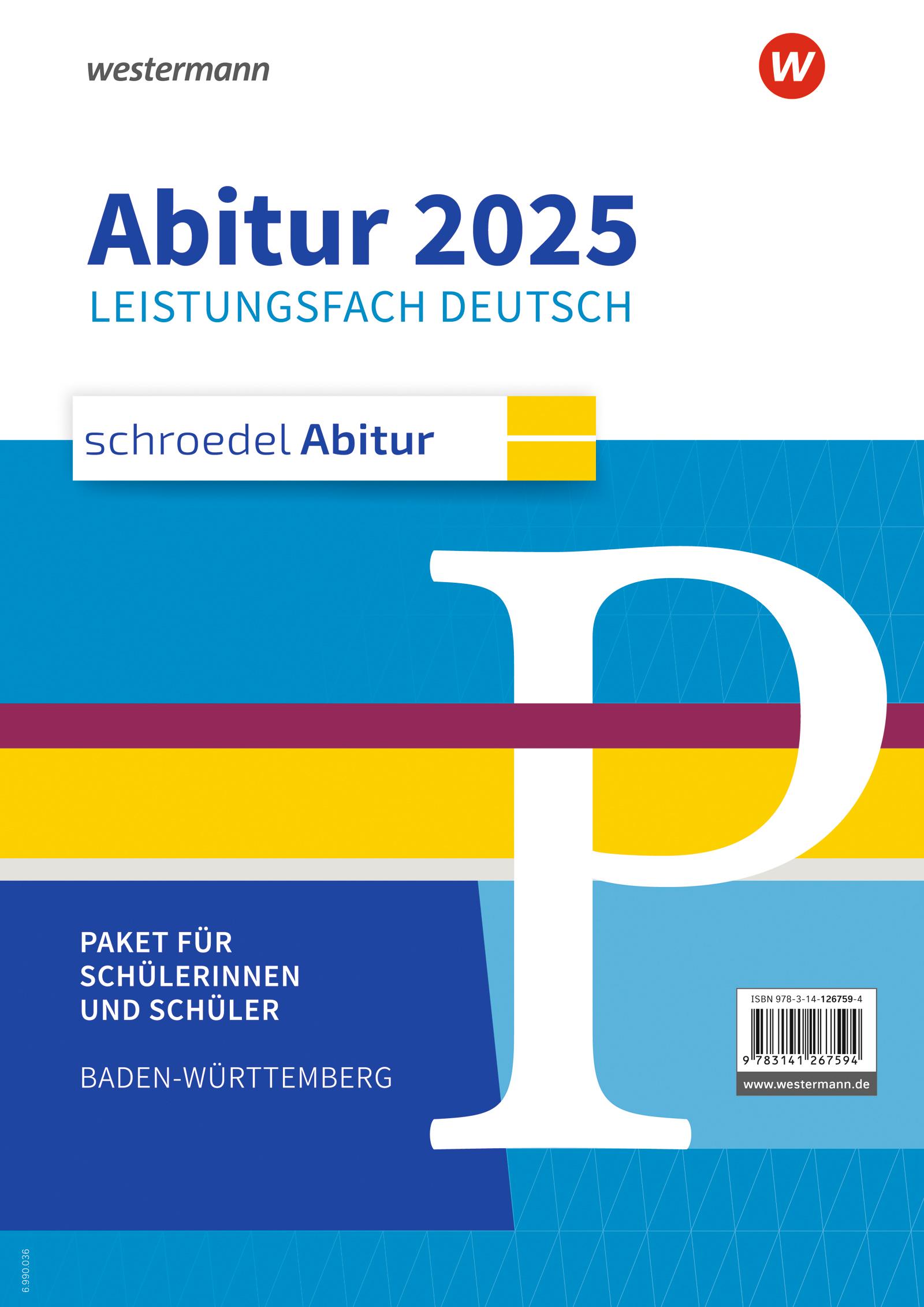 Schroedel Abitur. Deutsch Schülerpaket. Ausgabe für Baden-Württemberg 2025