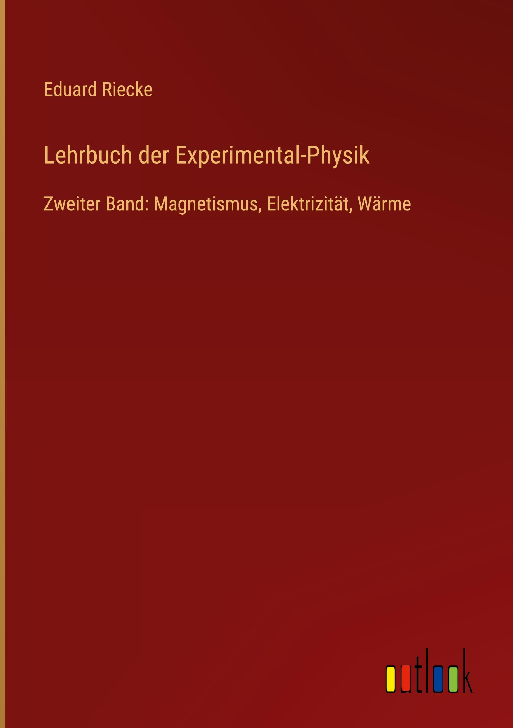 Lehrbuch der Experimental-Physik