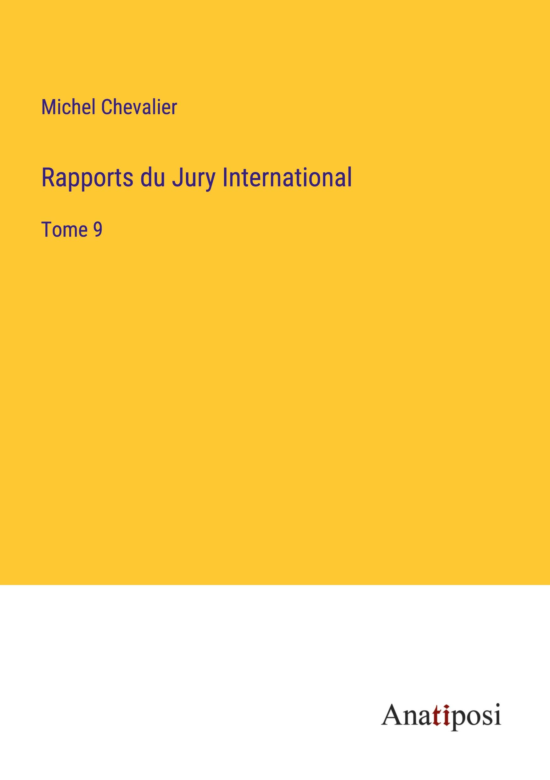 Rapports du Jury International