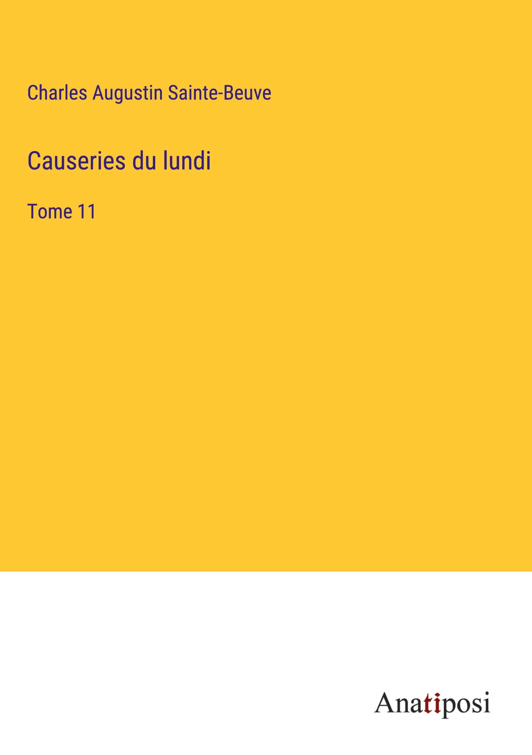 Causeries du lundi