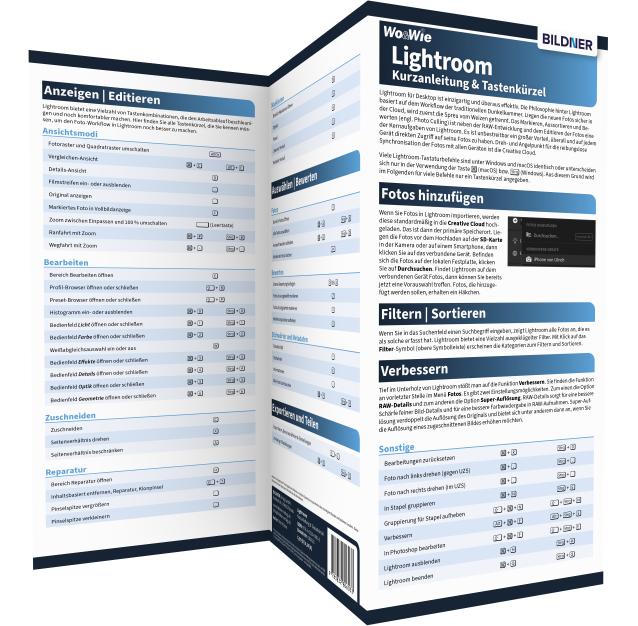 Lightroom - Kurzanleitung & Tastenkürzel