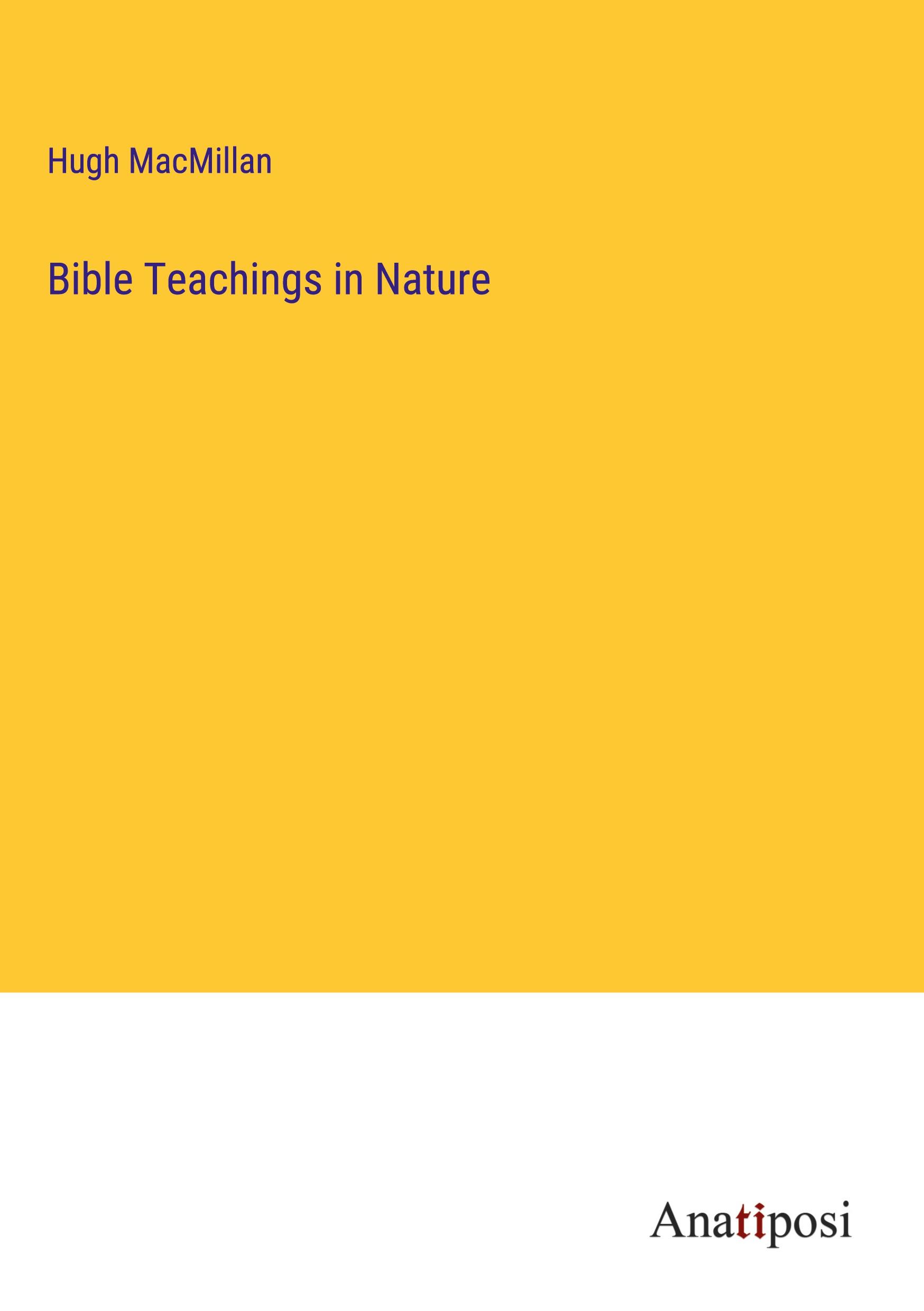 Bible Teachings in Nature