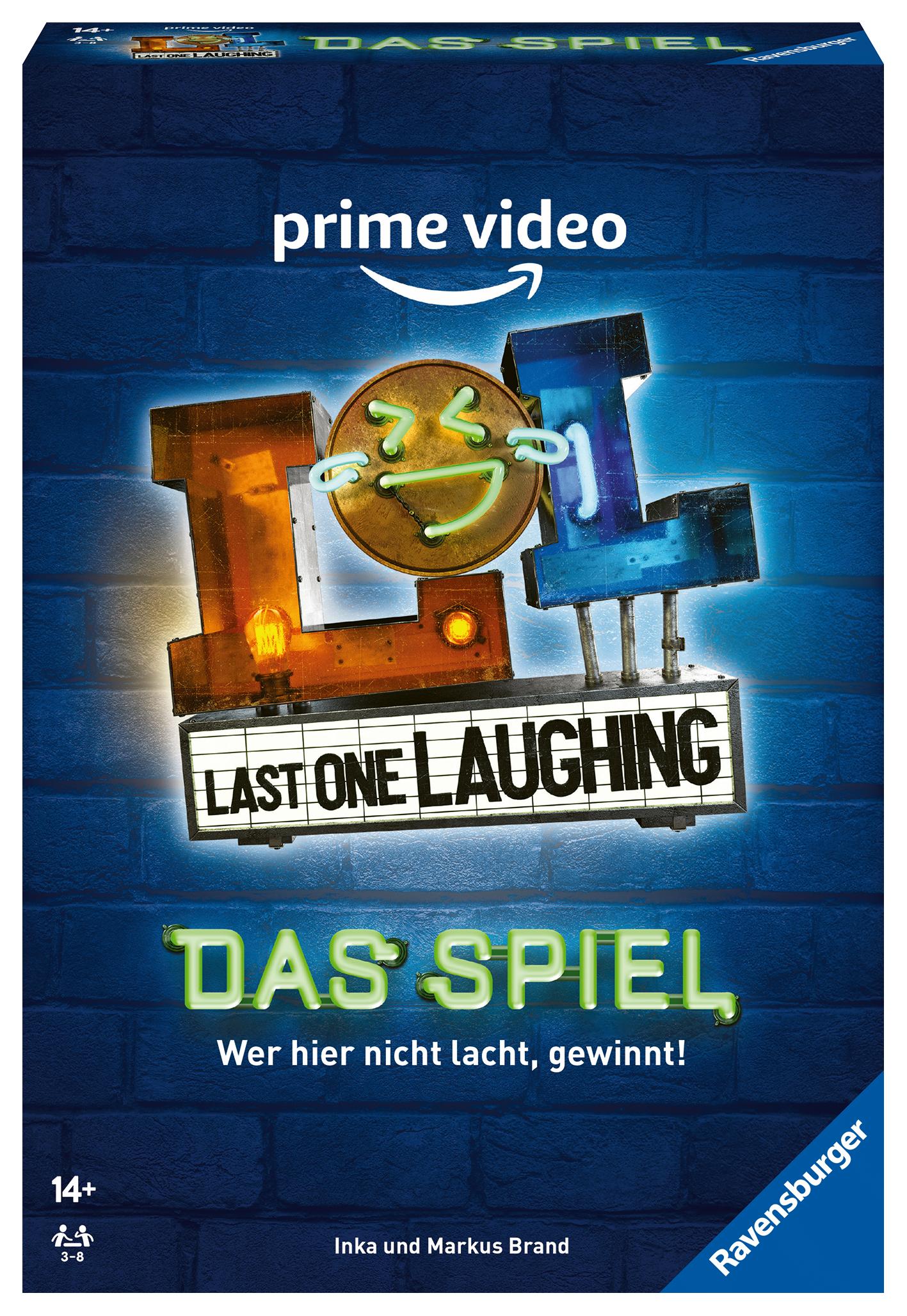 Ravensburger 27524 - Last One Laughing - Das Partyspiel zur Amazon Prime Video Show für 3-8 Spieler ab 14 Jahren