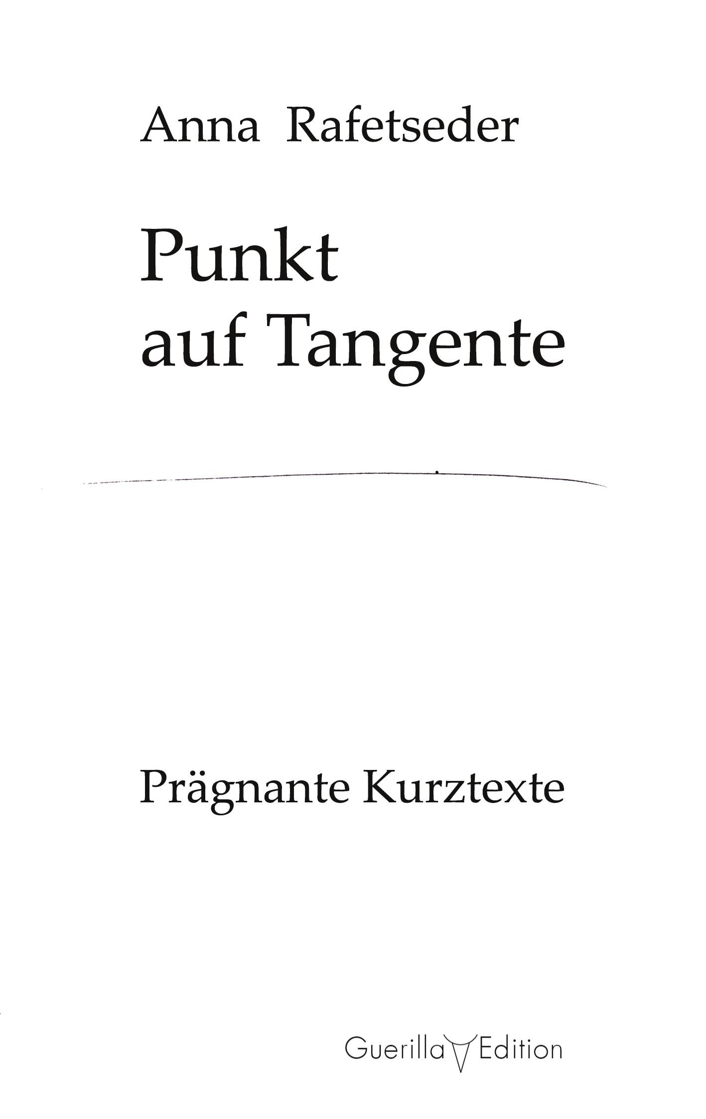 Punkt auf Tangente