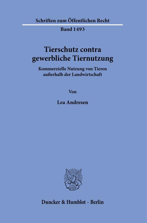 Tierschutz contra gewerbliche Tiernutzung