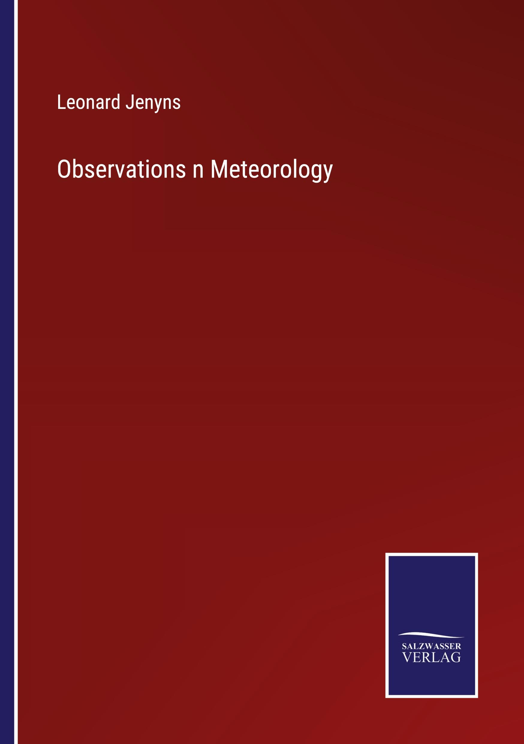 Observations n Meteorology