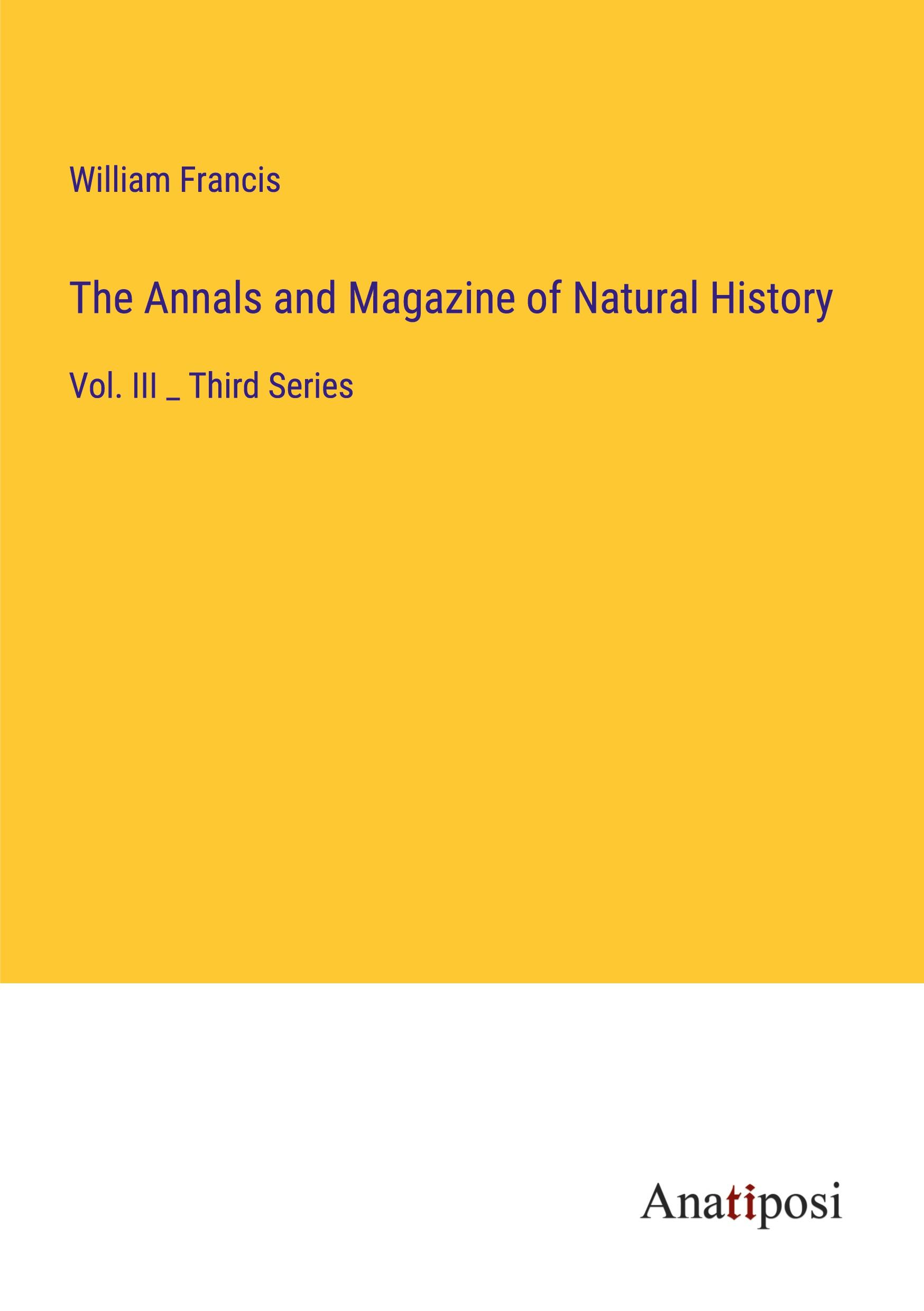 The Annals and Magazine of Natural History