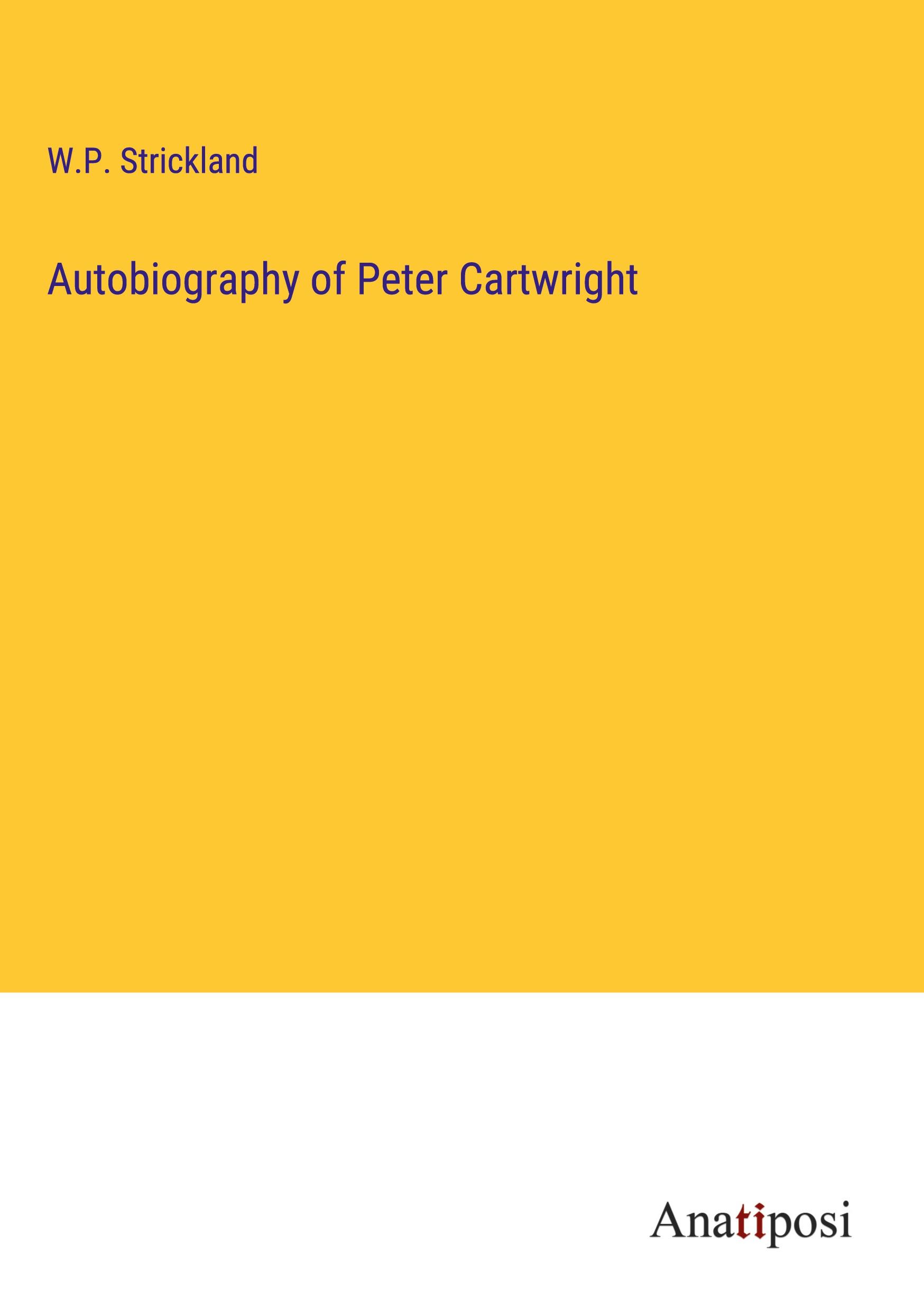 Autobiography of Peter Cartwright