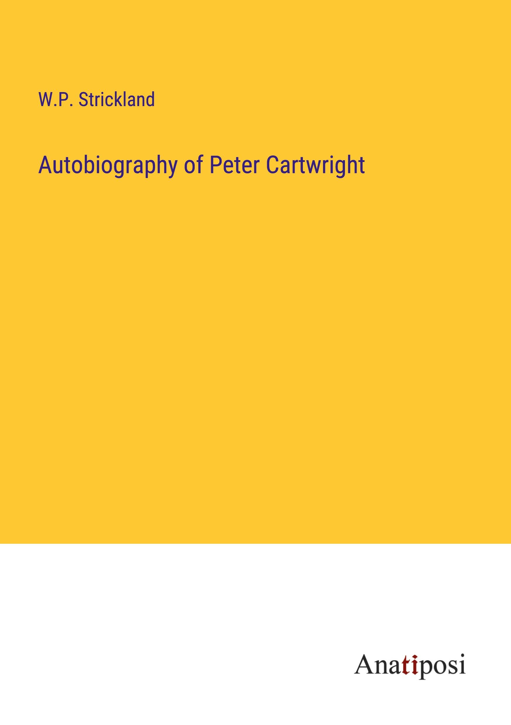 Autobiography of Peter Cartwright