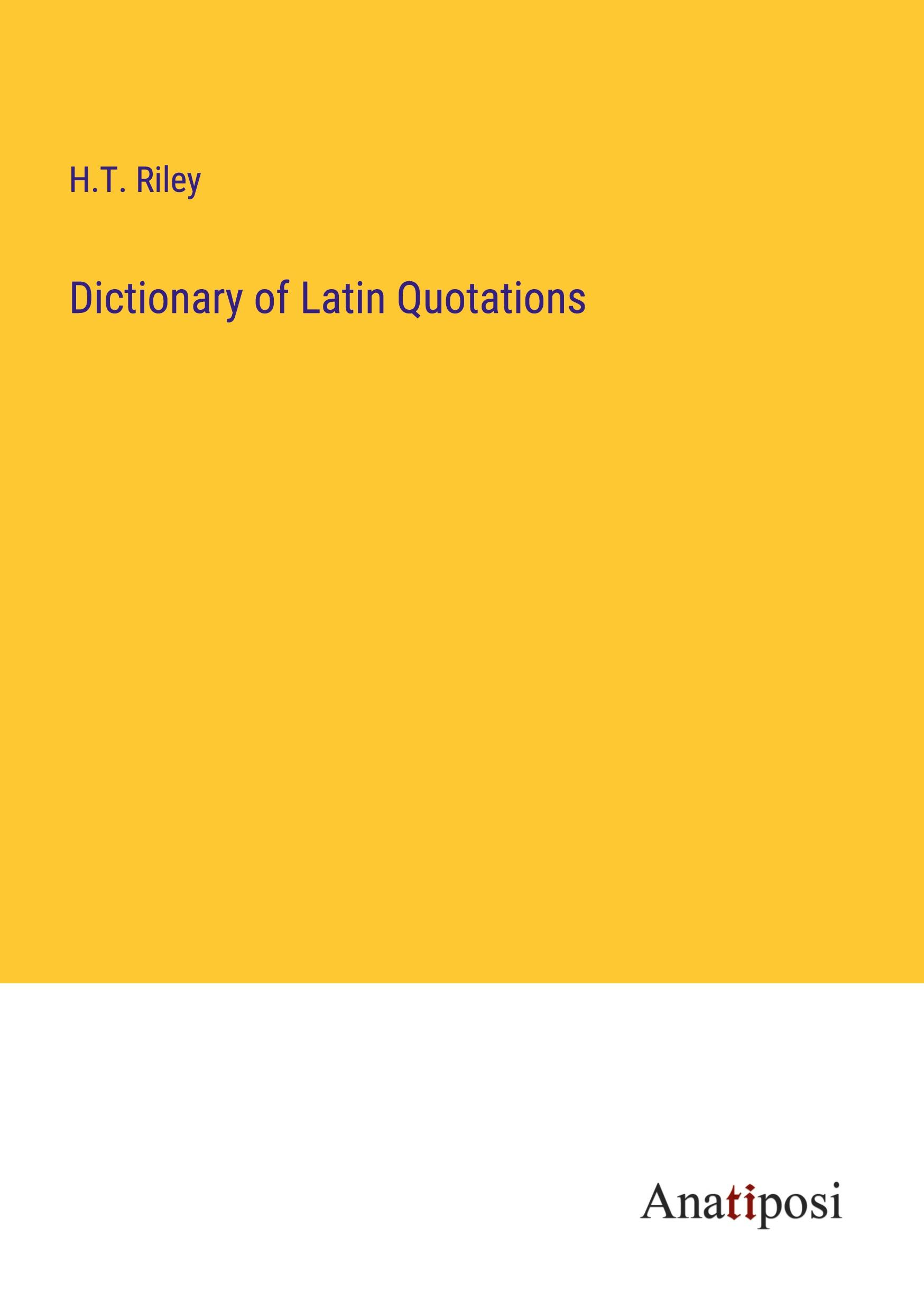 Dictionary of Latin Quotations