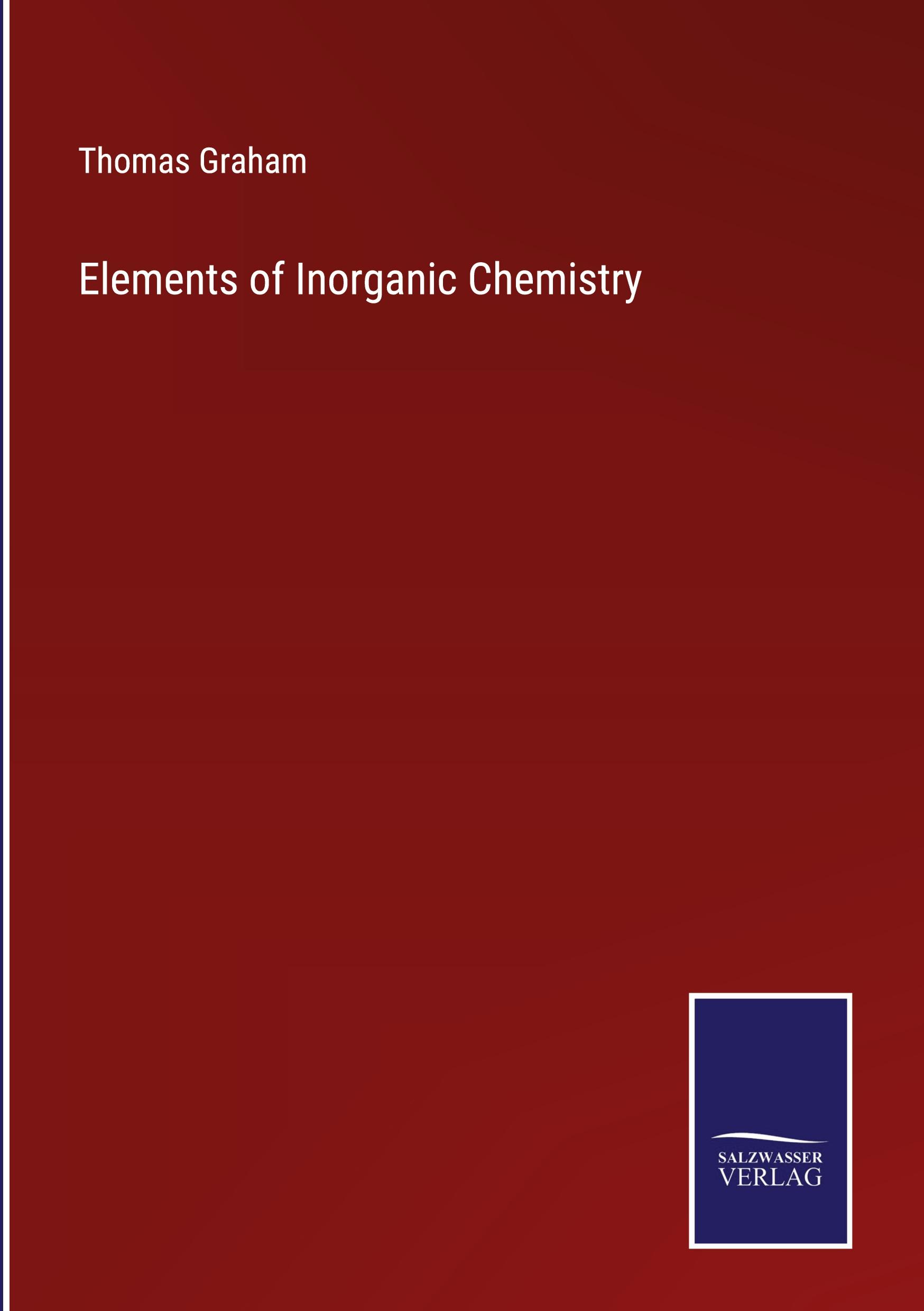 Elements of Inorganic Chemistry