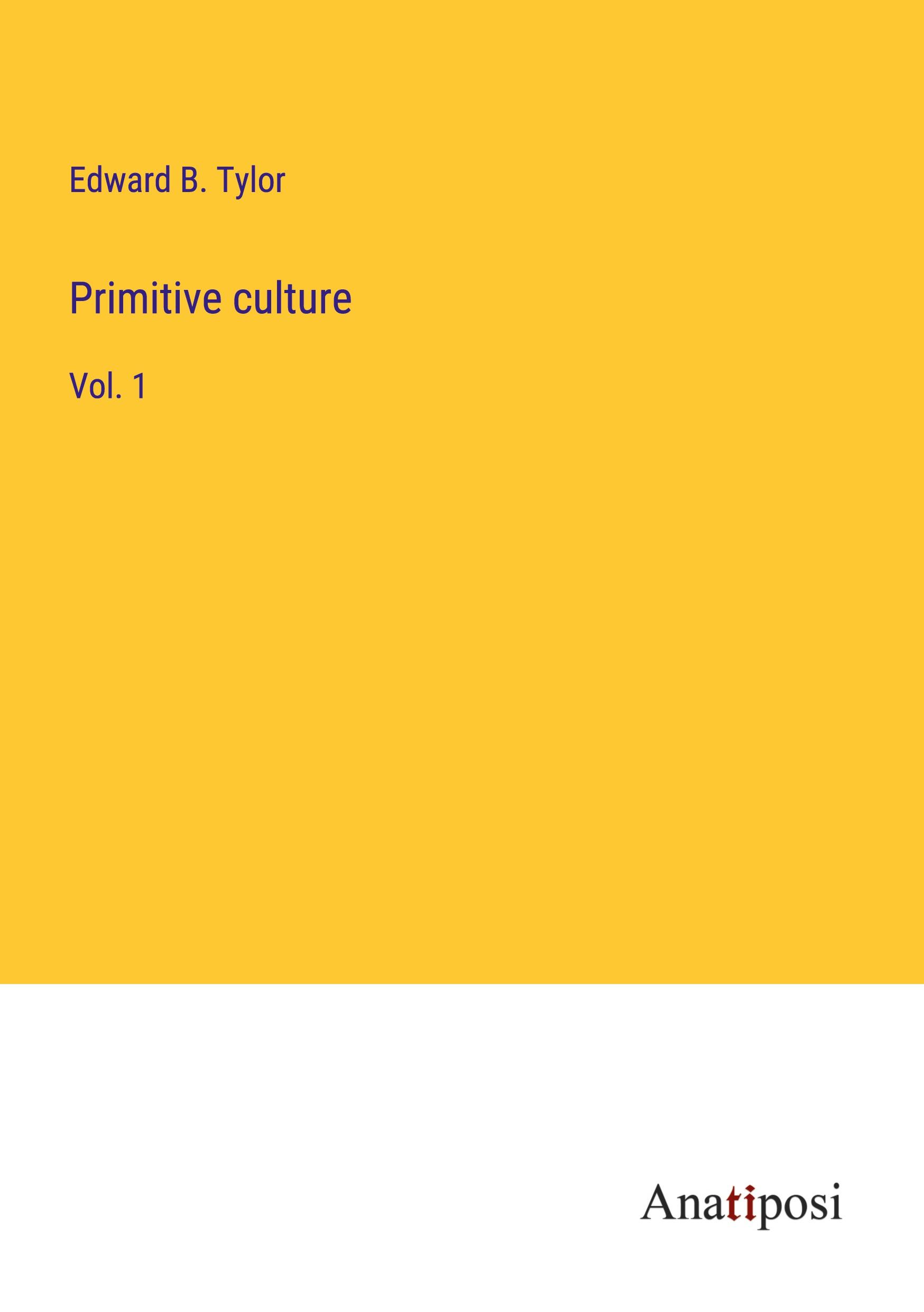 Primitive culture