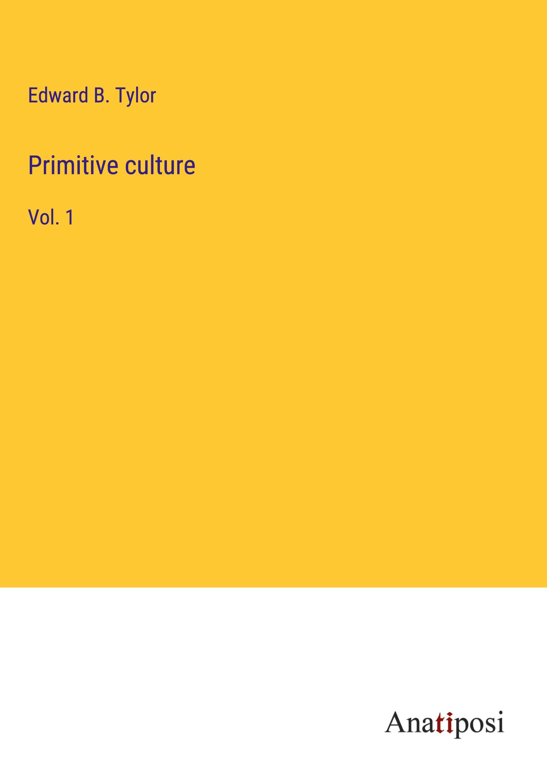 Primitive culture