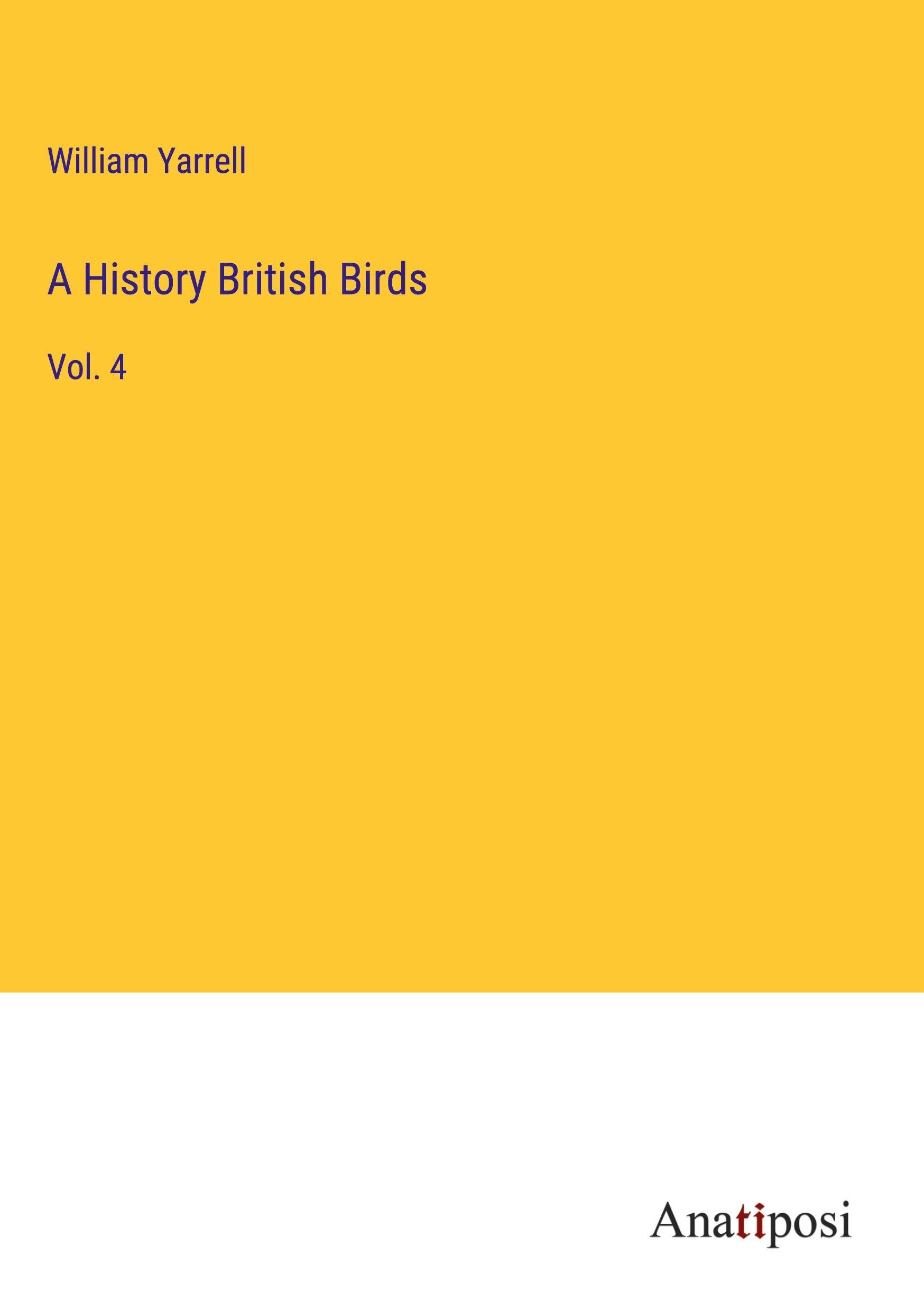 A History British Birds