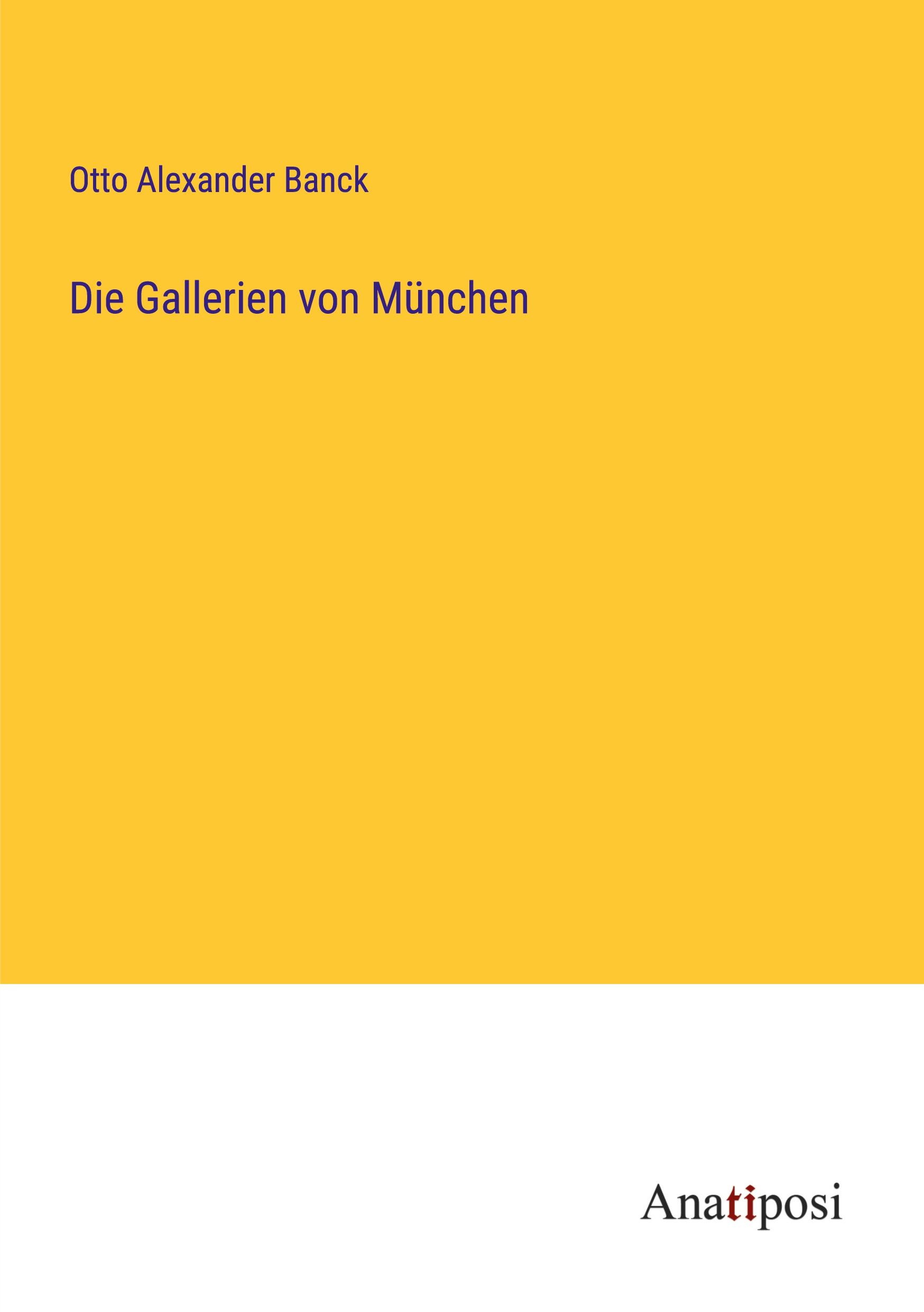 Die Gallerien von München