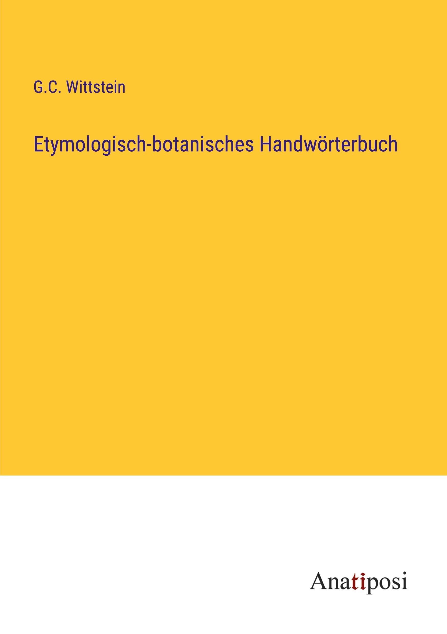 Etymologisch-botanisches Handwörterbuch