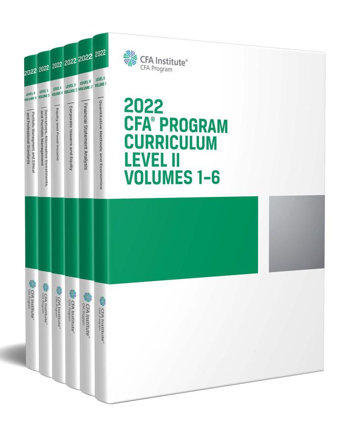 2022 Cfa Program Curriculum Level II Box Set