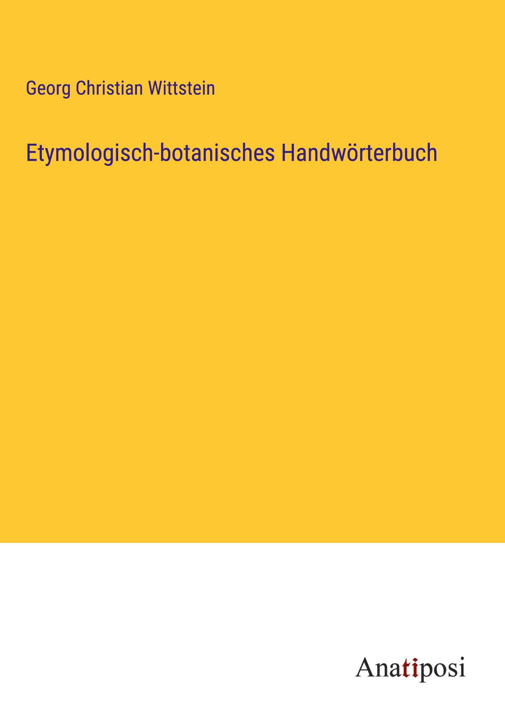 Etymologisch-botanisches Handwörterbuch