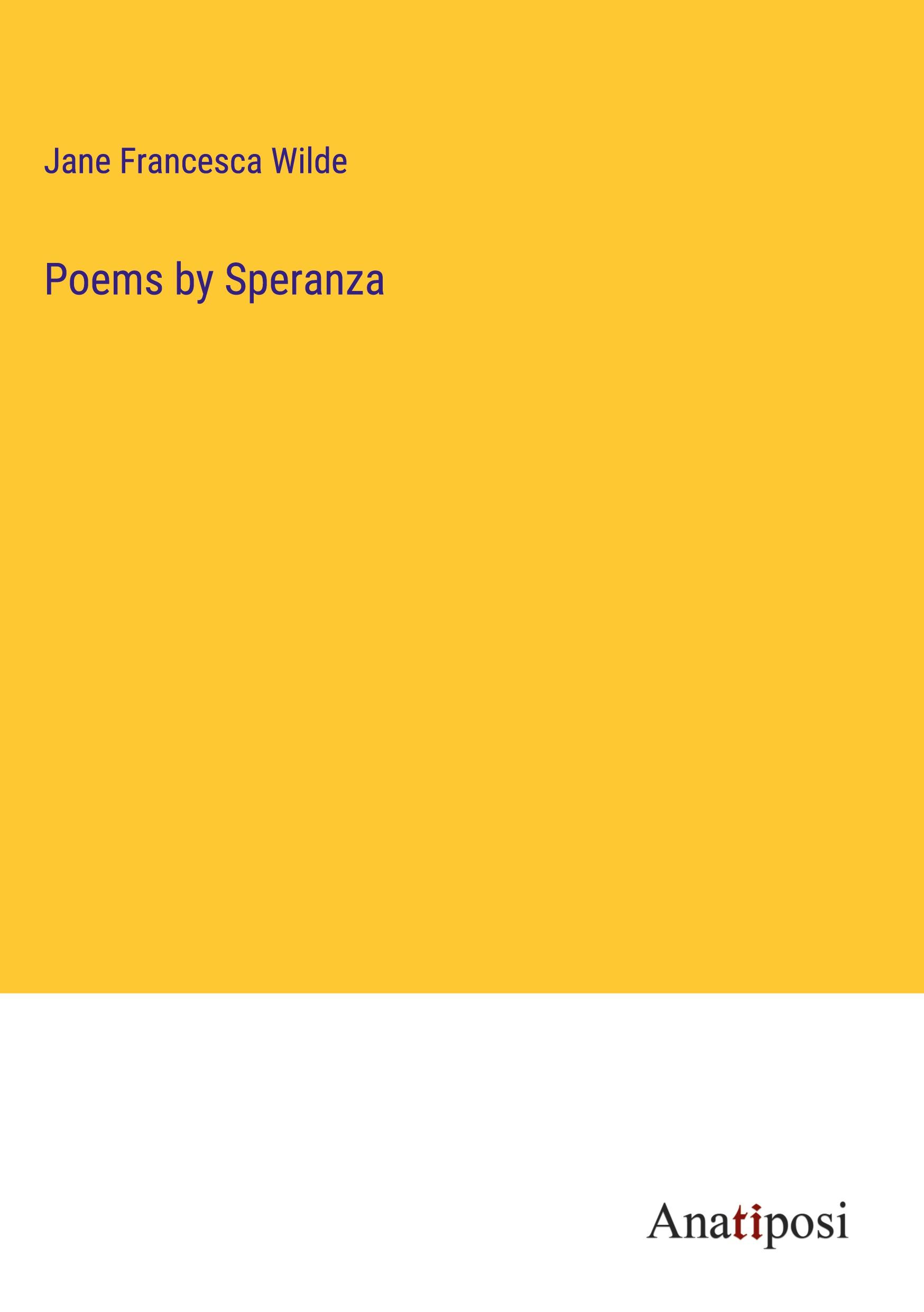 Poems by Speranza