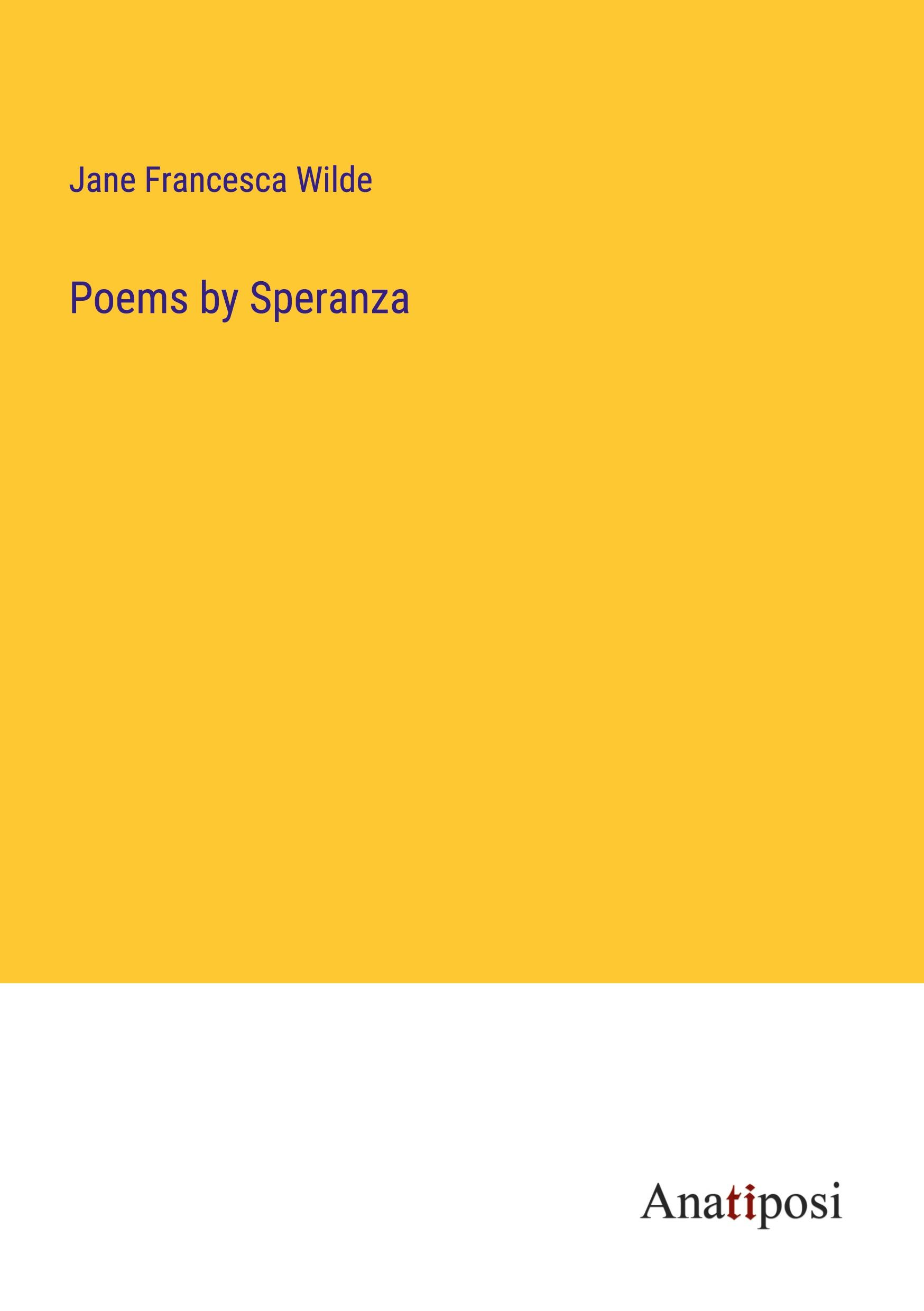 Poems by Speranza