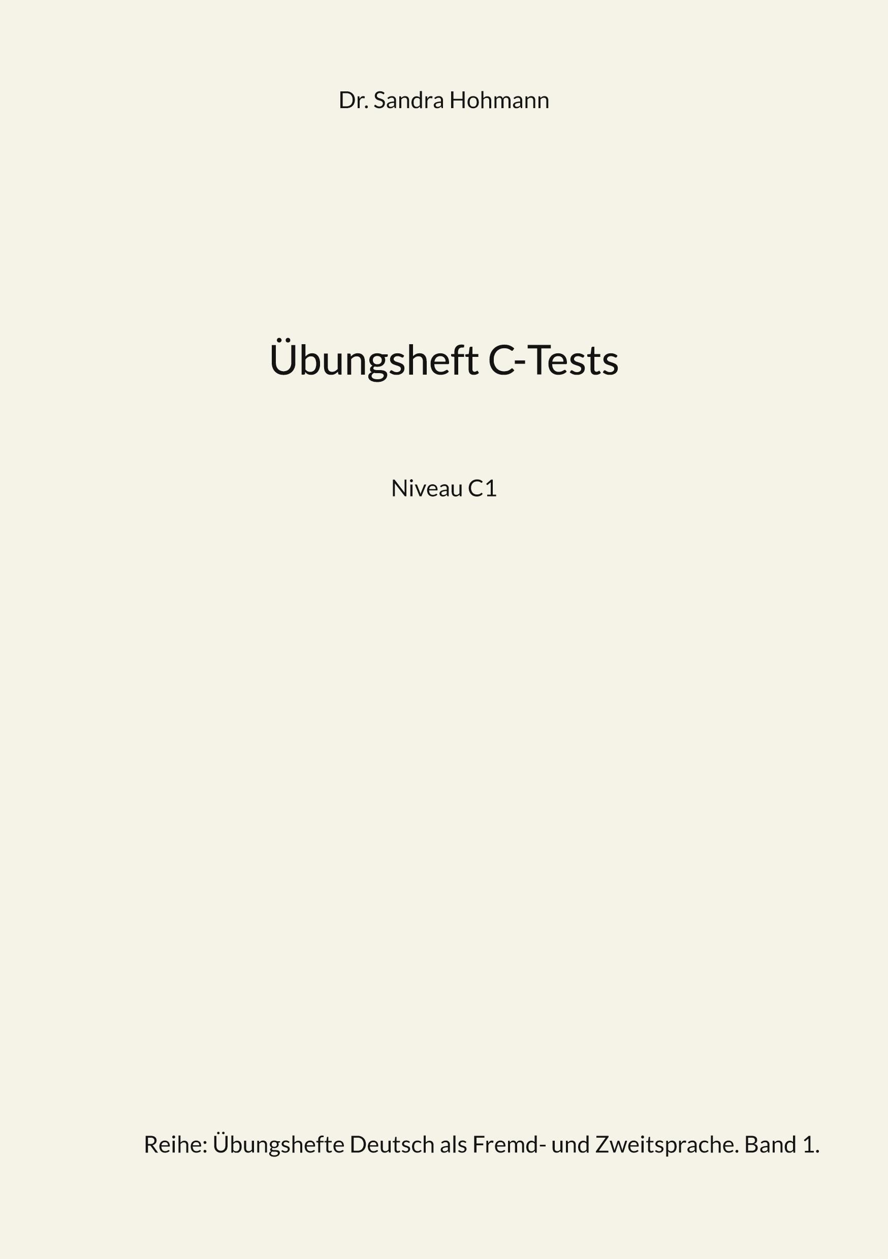 Übungsheft C-Tests