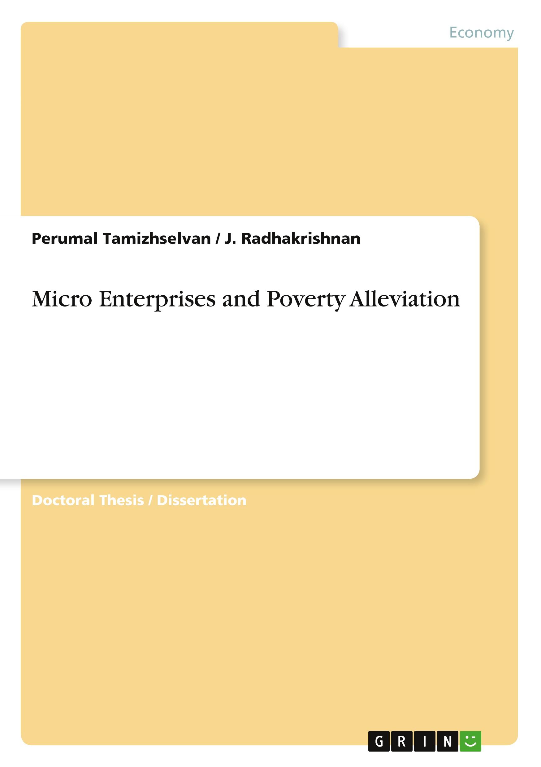 Micro Enterprises and Poverty Alleviation