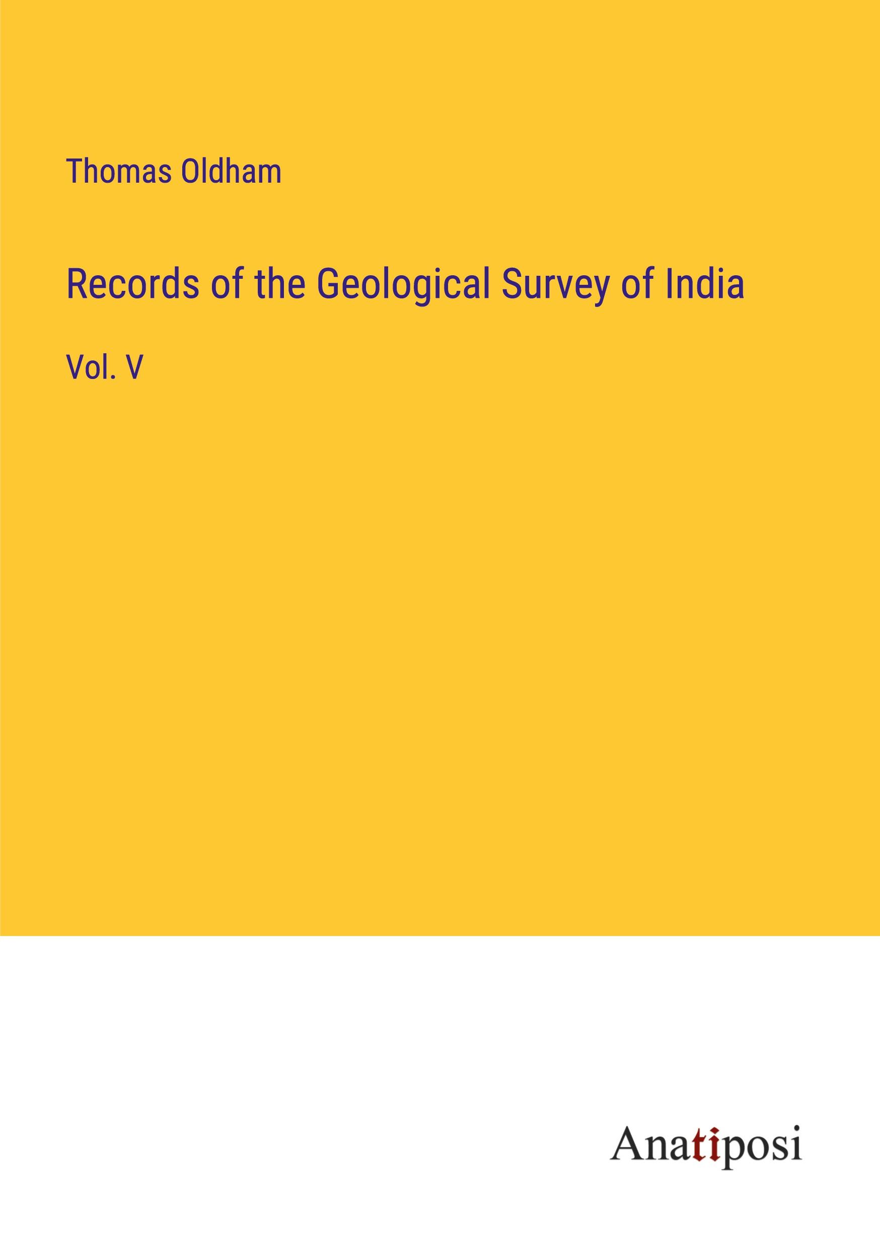 Records of the Geological Survey of India