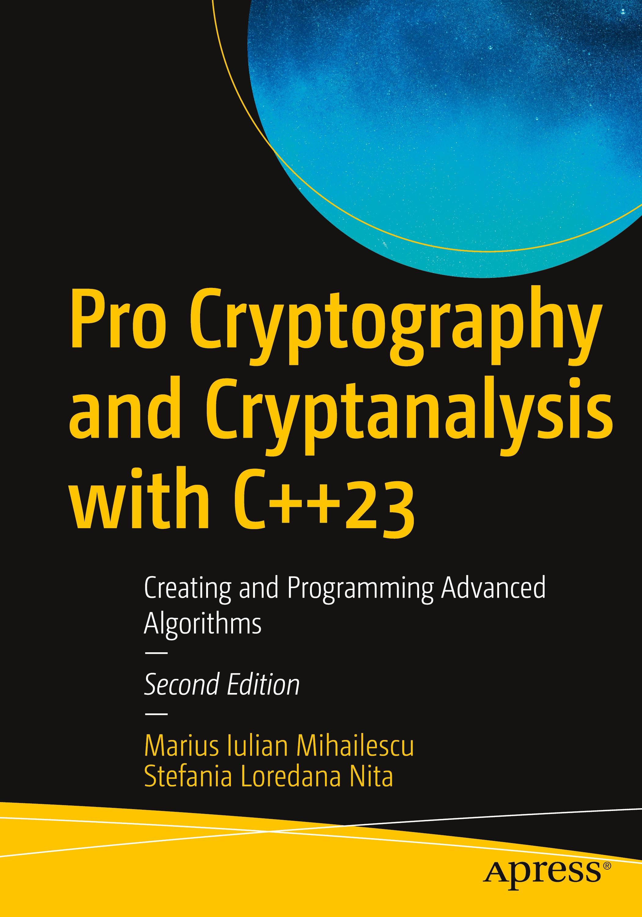 Pro Cryptography and Cryptanalysis with C++23