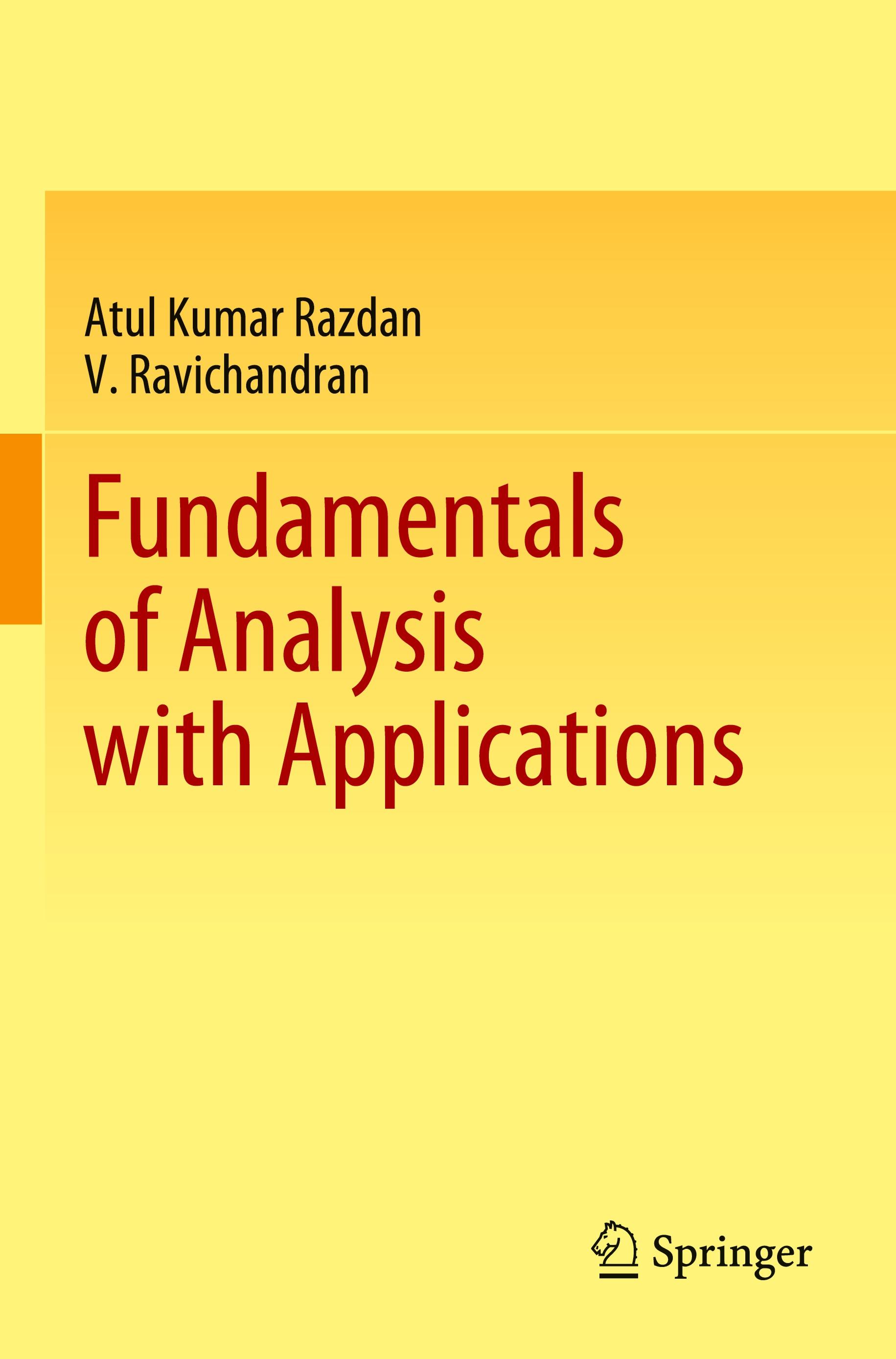 Fundamentals of Analysis with Applications