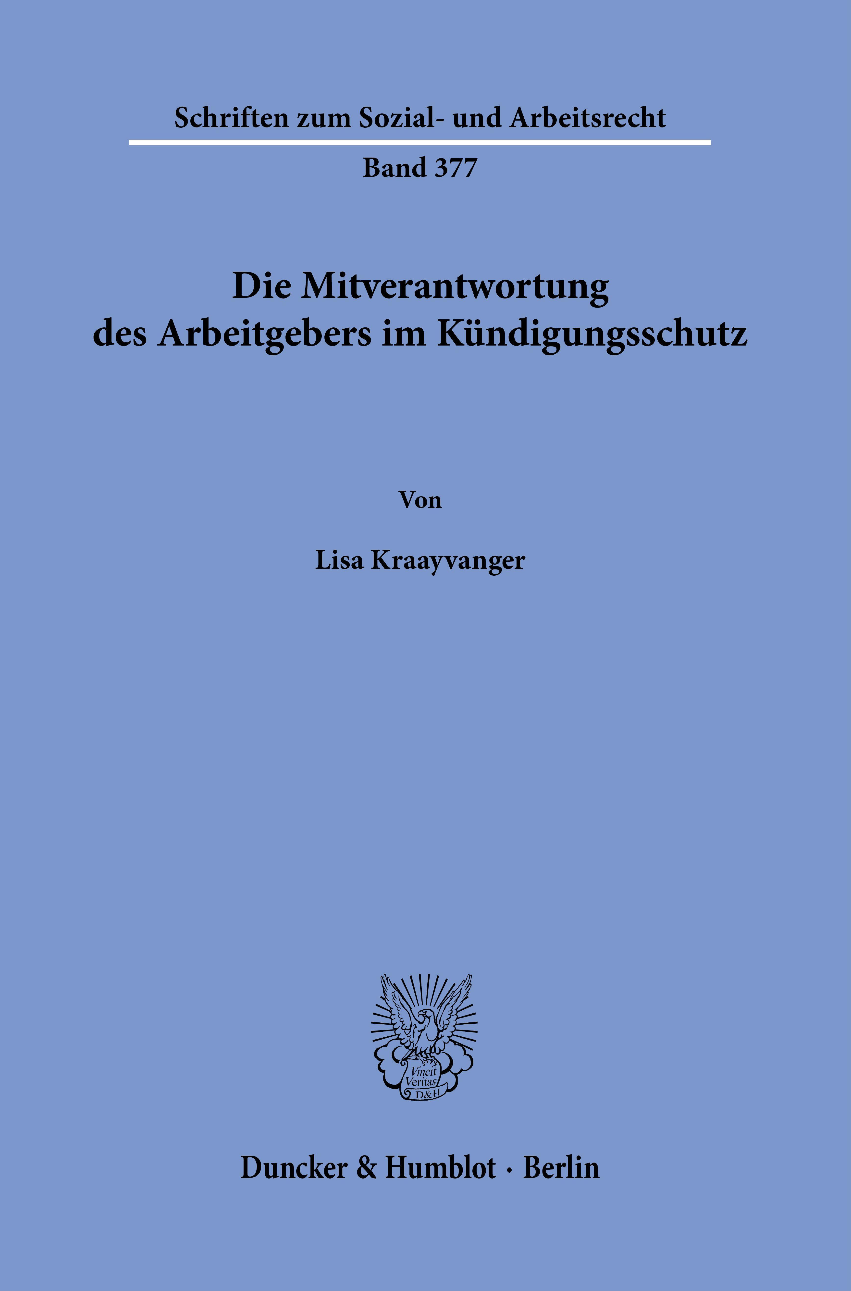 Die Mitverantwortung des Arbeitgebers im Kündigungsschutz.